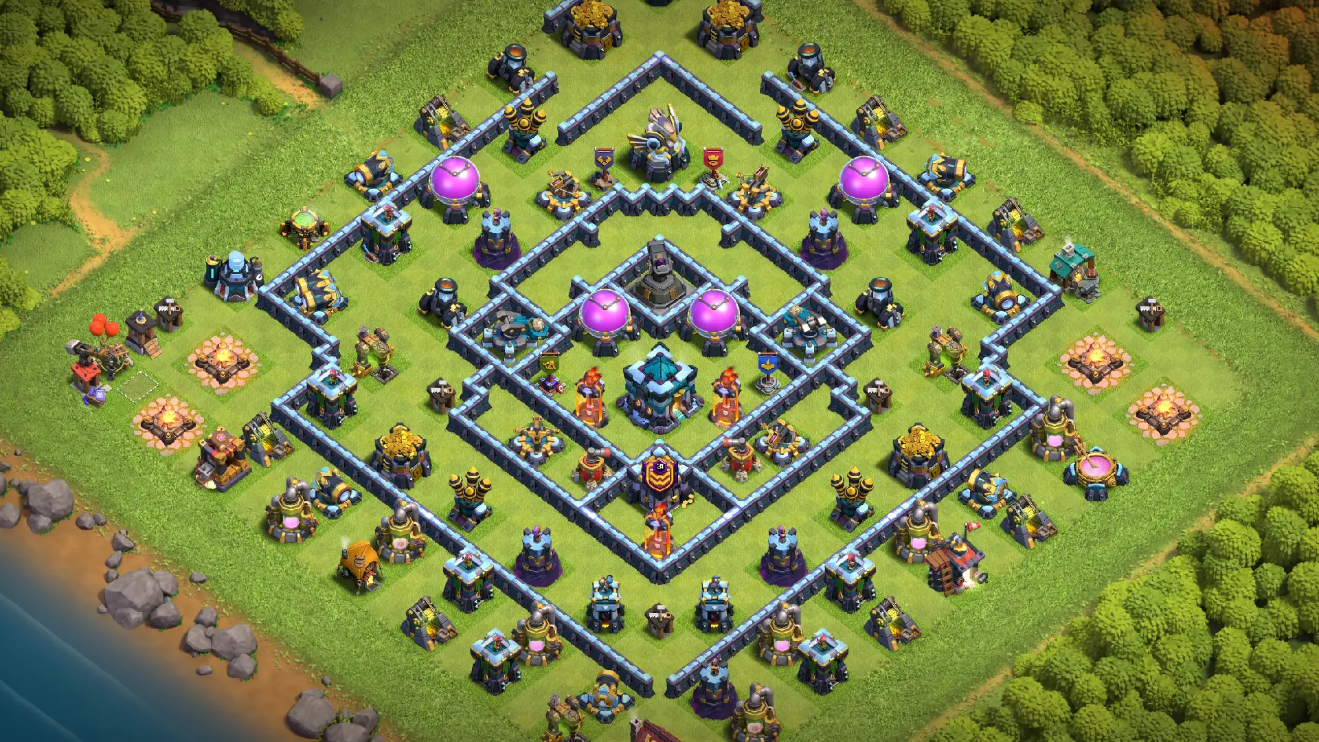 ตัวอย่างลิงก์จัดบ้าน 13 Clash of Clans