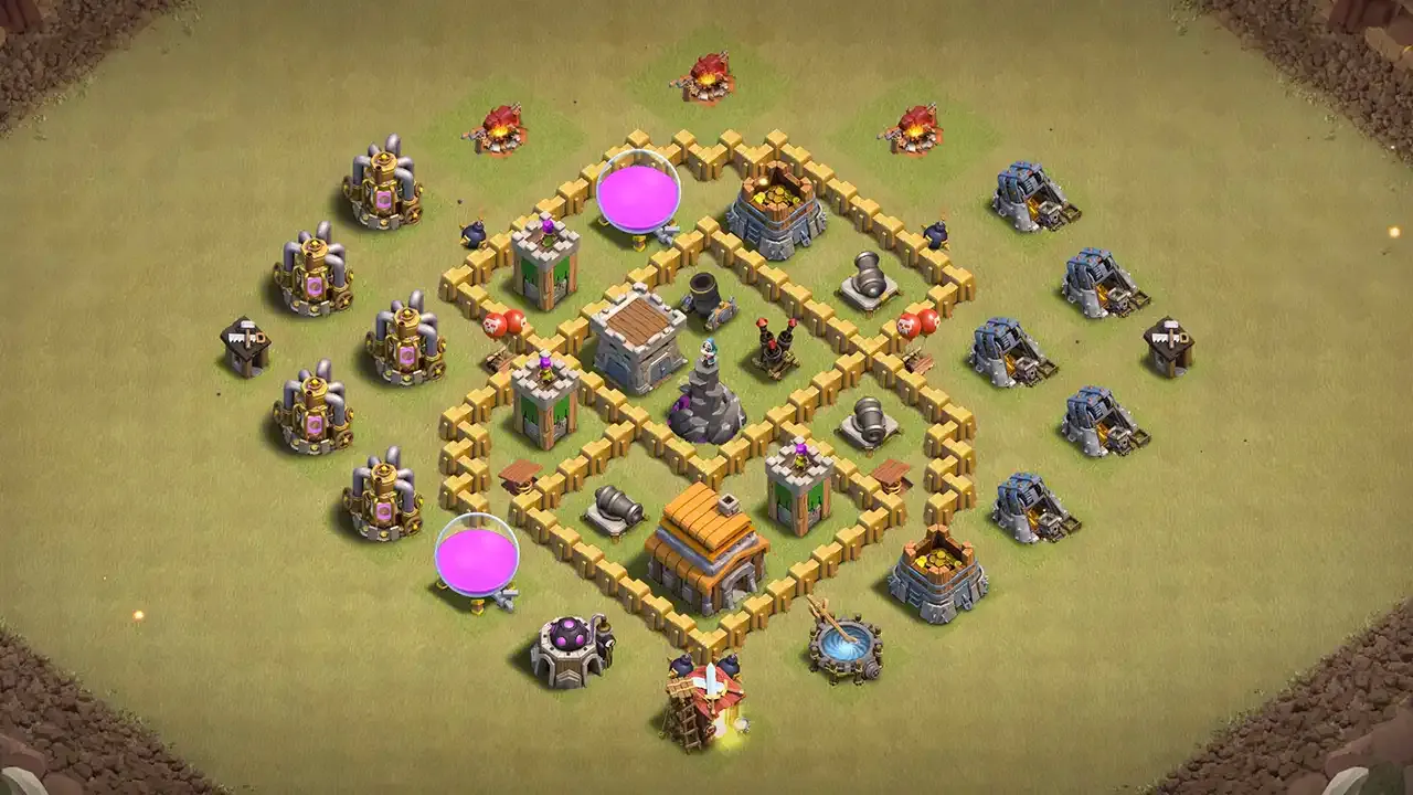 จัดบ้าน 5 สายวอร์ลีก ป้องกัน 3 ดาว #3 - Clash of Clans