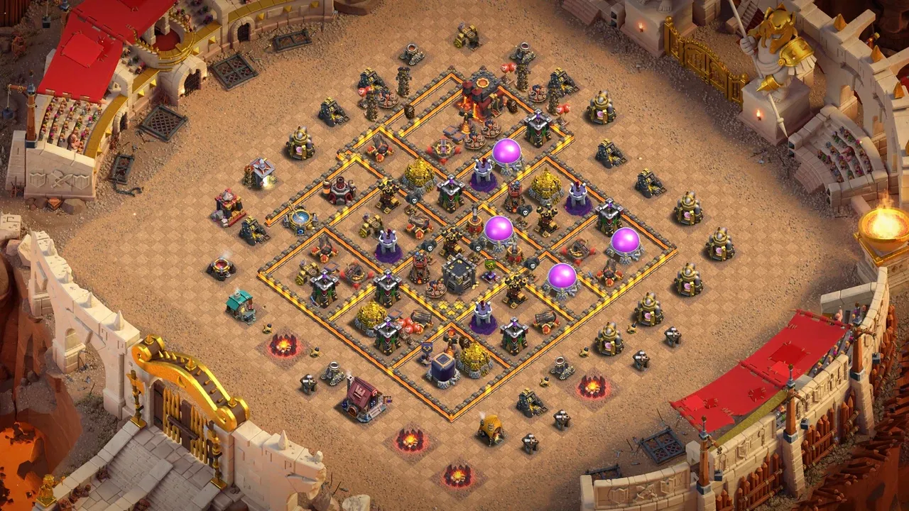 ลิงก์จัดบ้าน 10 สายวอร์ลีกในเกม Clash of Clans