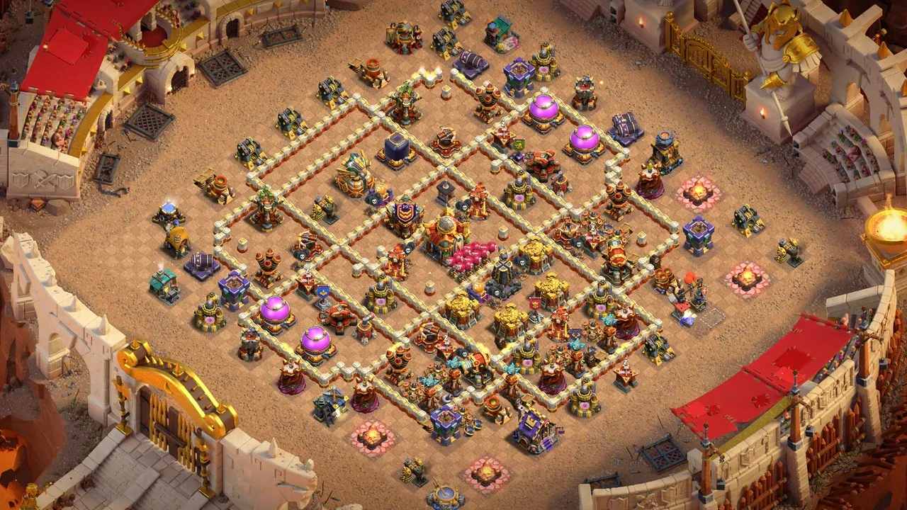 ลิงก์จัดบ้าน 16 สายวอร์ในเกม Clash of Clans