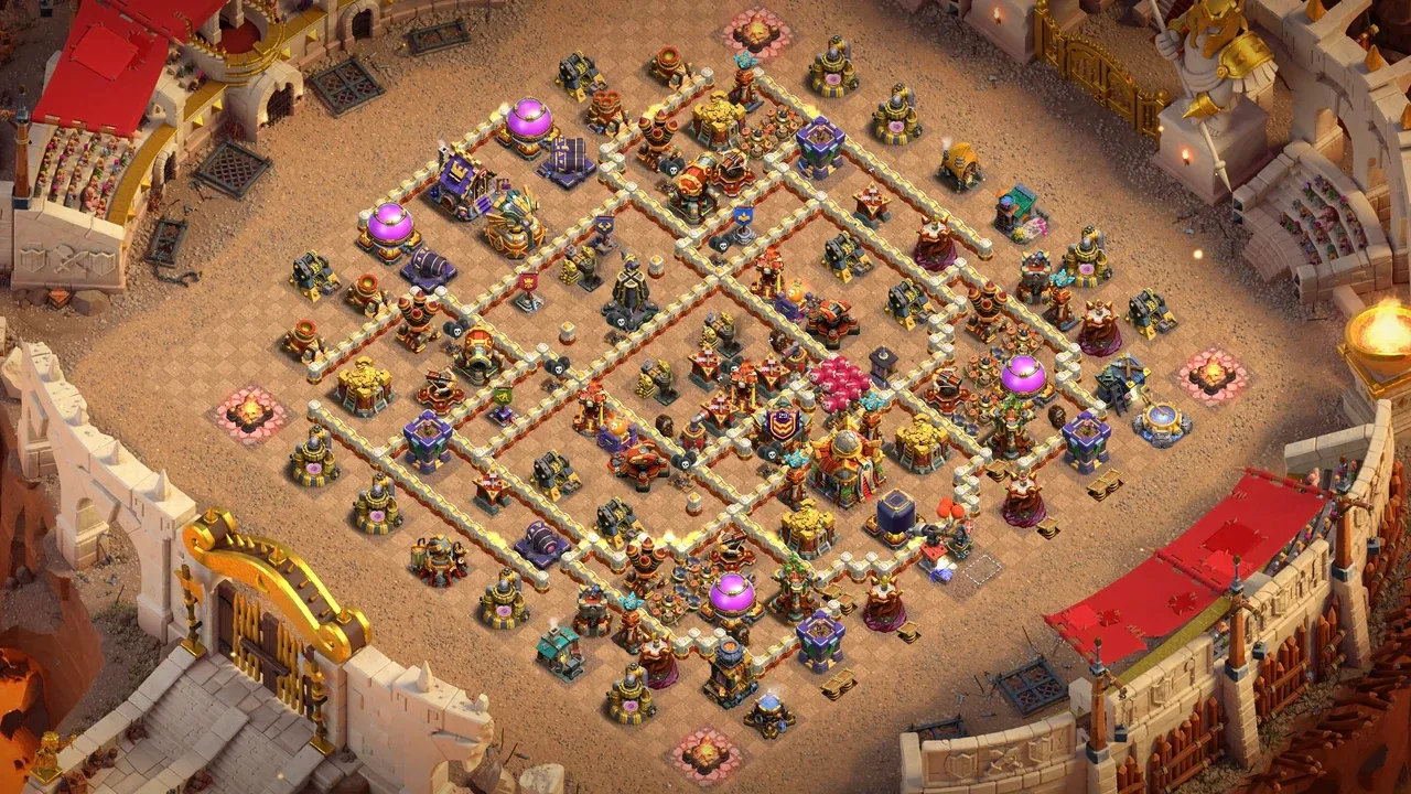ลิงก์จัดบ้าน 16 สายวอร์ลีกในเกม Clash of Clans
