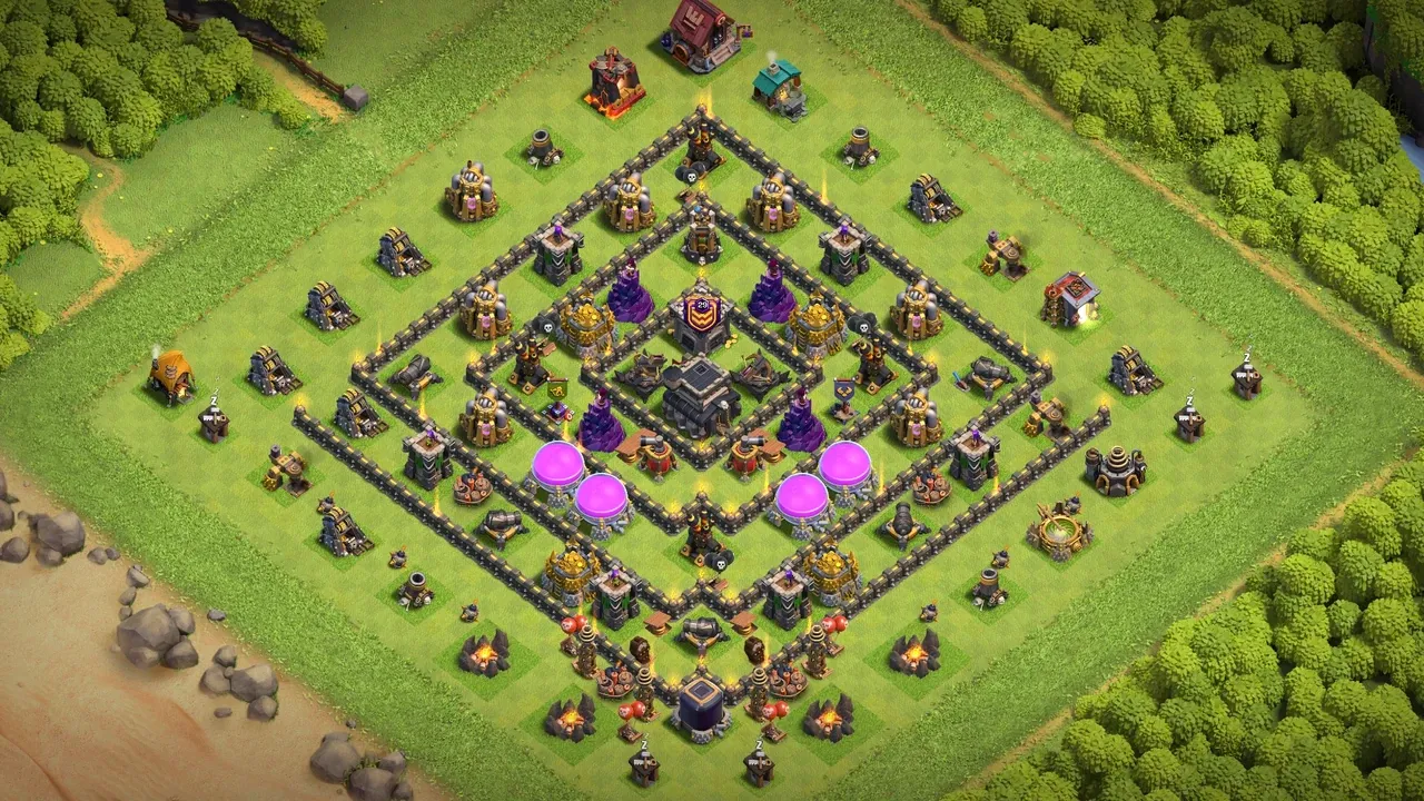 ลิงก์จัดบ้าน 9 สายดันถ้วยในเกม Clash of Clans