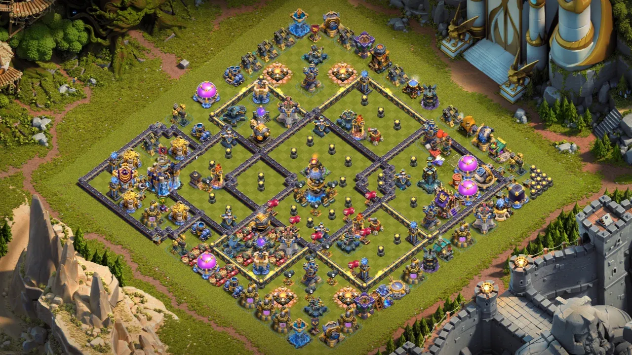 จัดบ้าน 18 โหมดจัดอันดับ เครื่องยิงลาวา ป้องกัน 3 ดาว - Clash of Clans