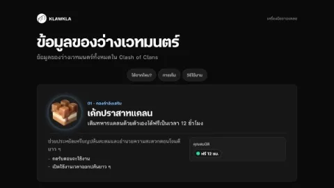 ข้อมูลของว่างเวทมนตร์