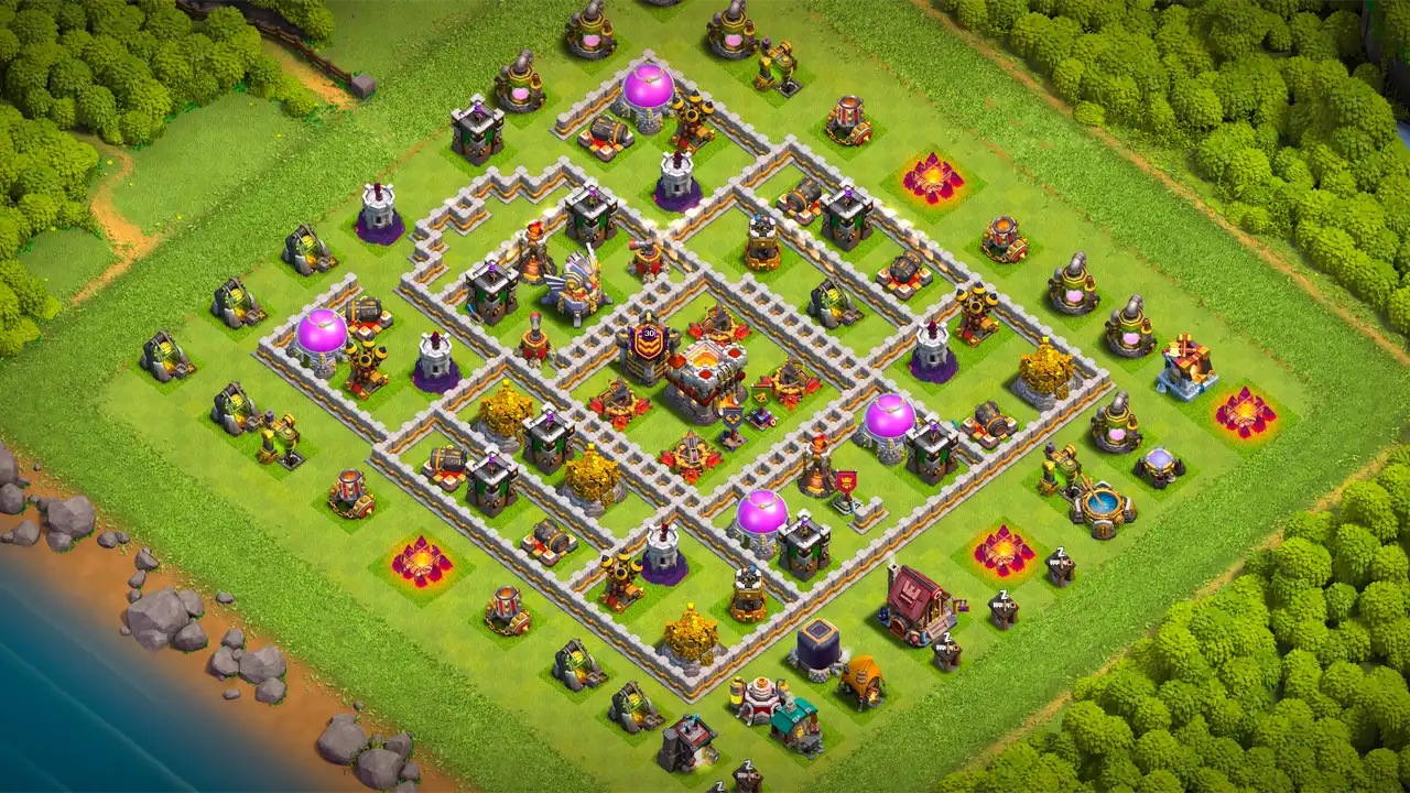 จัดบ้าน 11 Clash of Clans โหมดจัดอันดับ ป้องกัน 2 ดาว มุมมองสอดแนม