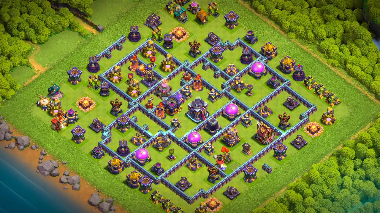 ตัวอย่างลิงก์จัดบ้าน 15 Clash of Clans
