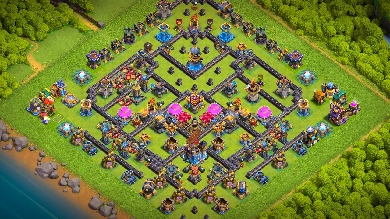 จัดบ้าน 18 โหมดจัดอันดับ พร้อมลิงก์จัดบ้านในเกม Clash of Clans ป้องกัน 3 ดาว เครื่องพิฆาตผู้กล้า กับดักหนาแน่น สกัดควีนชาร์จ