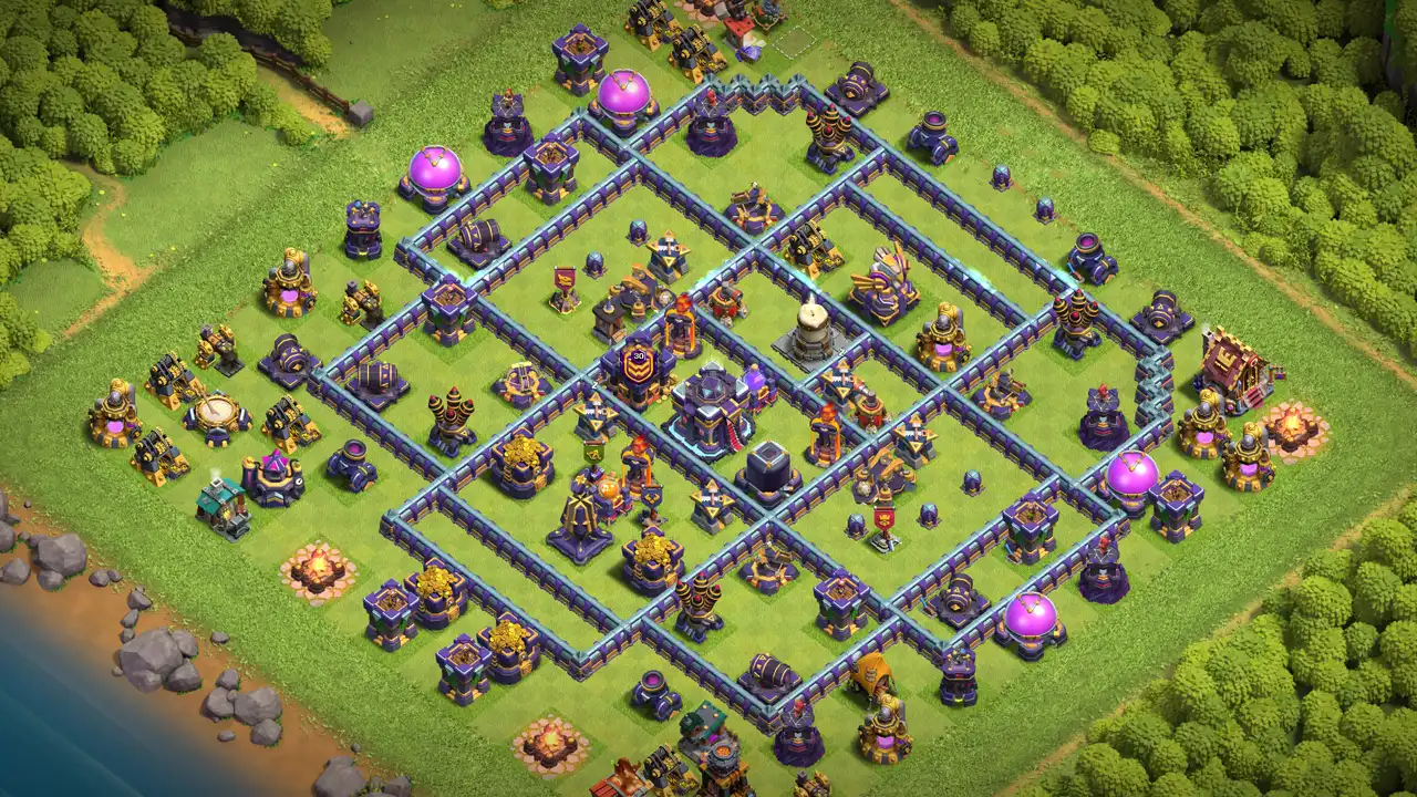 ตัวอย่างลิงก์จัดบ้าน 15 Clash of Clans