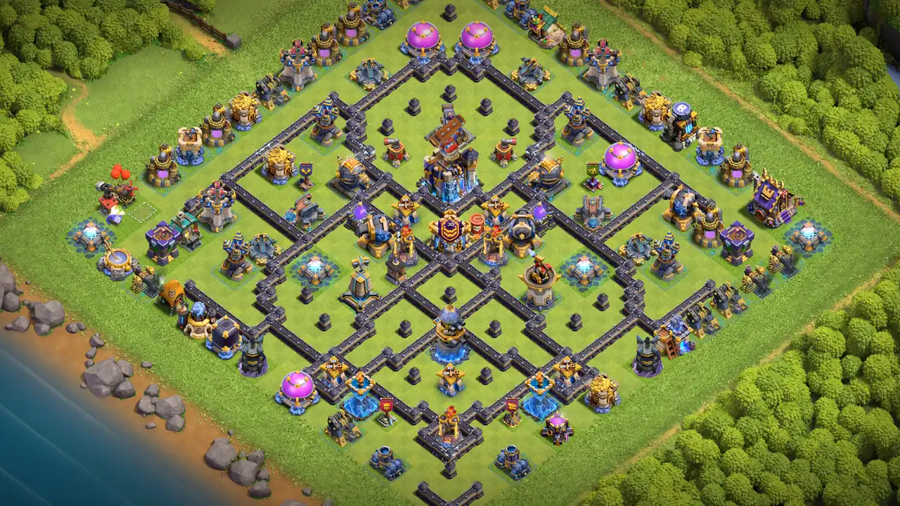 ตัวอย่างลิงก์จัดบ้าน 18 Clash of Clans